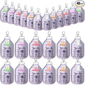 Frienda 24 Pcs Christian Scented Hand Sanitizer and 24 Keychain Holders Gifts for Women Bible Verse Religious Purple Sanitizers Gift for Christian Prayer Mom Pastor Mother's Day Appreciation Gifts