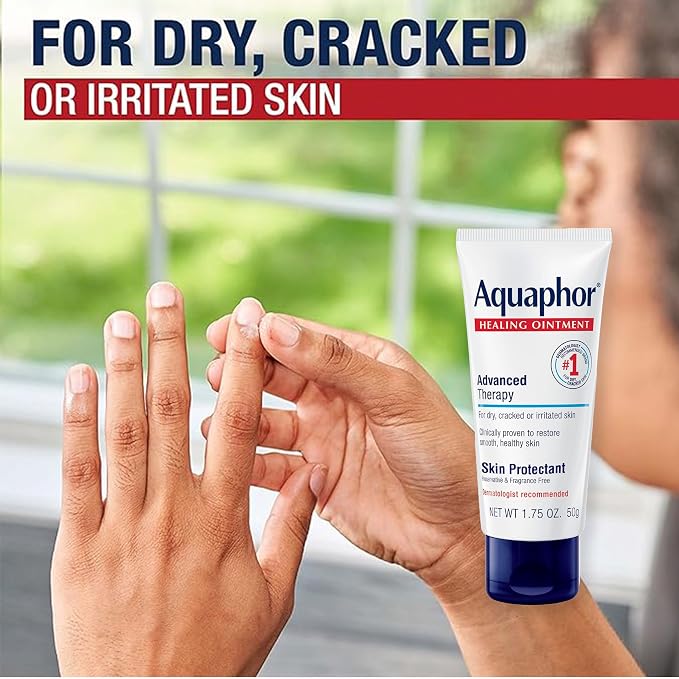 Aquaphor Skin Care Set, Healing Ointment & Lip Repair Sticks, Multi-Purpose Moisturizer for Dry Skin & Chapped Lips, 3x1.75 Oz Tube + 4x0.17 Oz Stick