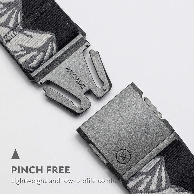 Arcade Belts A2 Unisex Adventure Belt: Heavy Duty Stretch, Metal Free Buckle