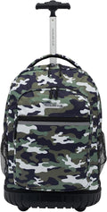 Travelers Club 18" Rolling Backpack with Shoulder Straps, Camo