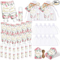 24 Sets Floral Bridal Shower Hand Cream and Lip Balm Gifts Bridal Shower Party Favors Thank You Gifts for Guests Travel Size Hand Lotion and Lip Balm Bulk with Organza Bags and Tags Wedding Supplies