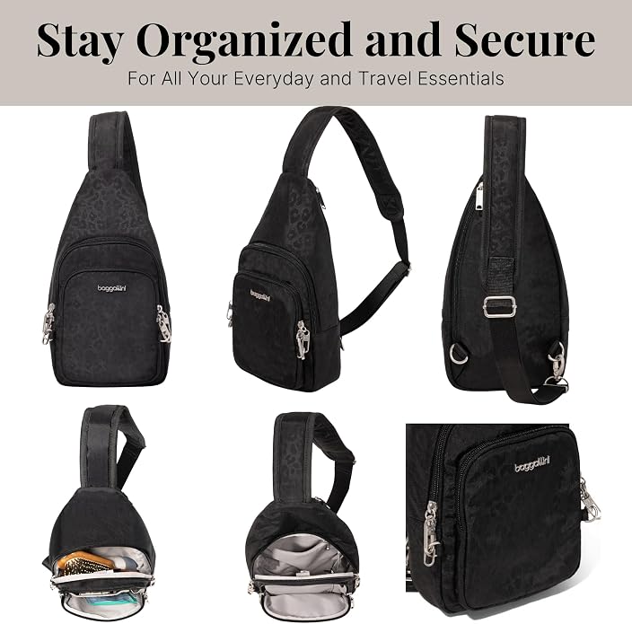 Baggallini Securtex Anti-Theft Daytripper Sling