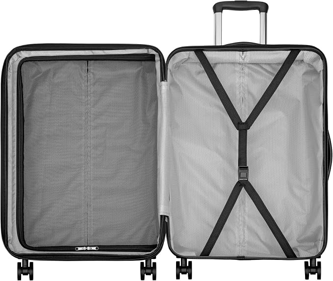 Everest Expandable Hardsided Spinner (Pink, 20-Inch Carry-On)