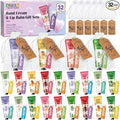 AZEN 32 Sets Bulk Gifts, Hand Cream and Lip Balm Bulk Set with Organza Bag Thank You Card, Baby Shower Wedding Gift for Guests, Bridal Wedding Favors for Guests, Mothers Day Gifts Stocking Stuffers