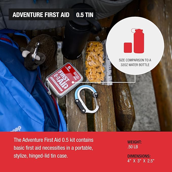 Adventure Medical Kits First Aid, 0.5 Tin Red - (Pack of 2)