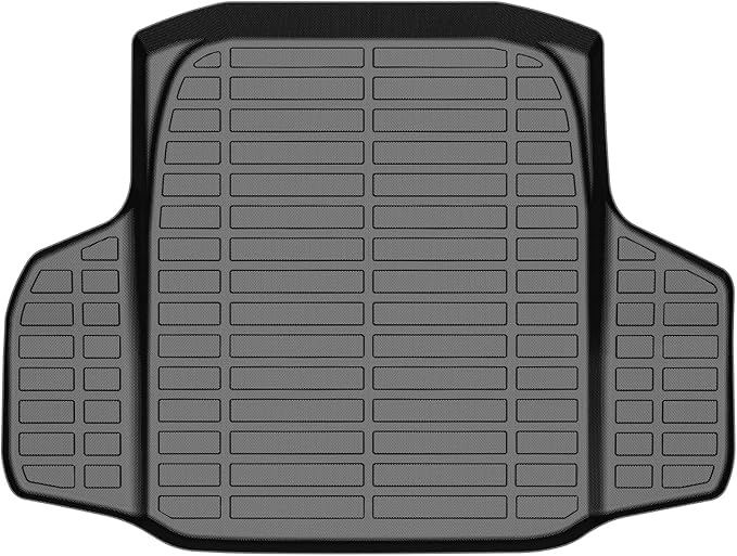 All Weather Cargo Liner Fit for Honda Accord 2018-2026 (Include Hybrid) TPE Liners Accord Accessories All Season Guard Odorless Anti-Slip Cargo Mat Black