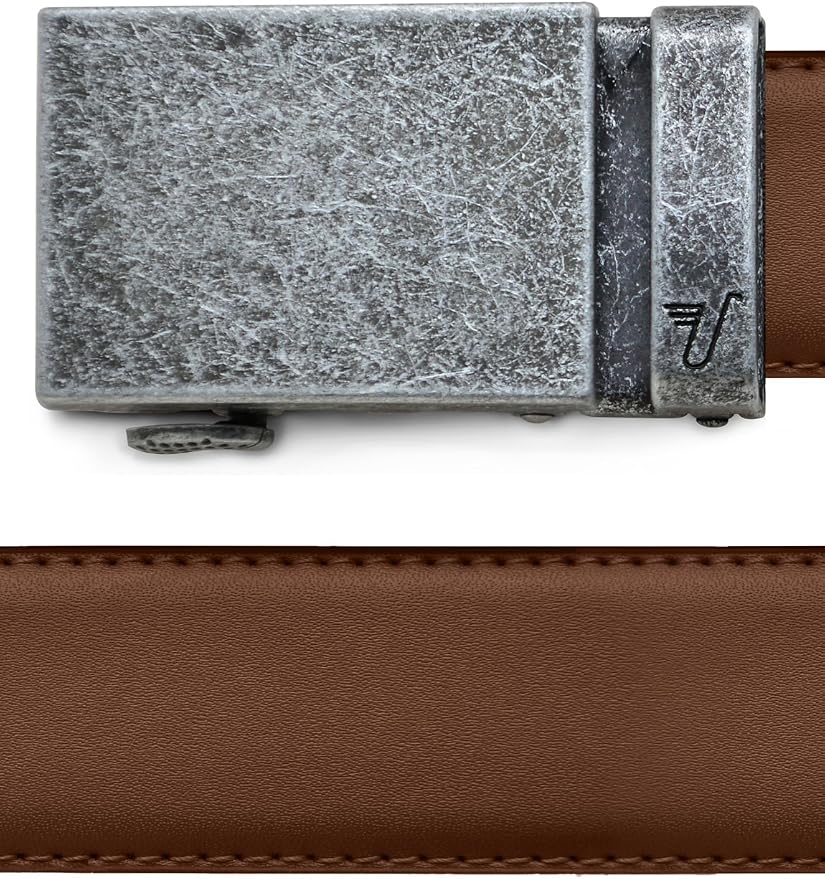Mission Belt Men's Leather Ratchet Belt, 40mm Metal Collection