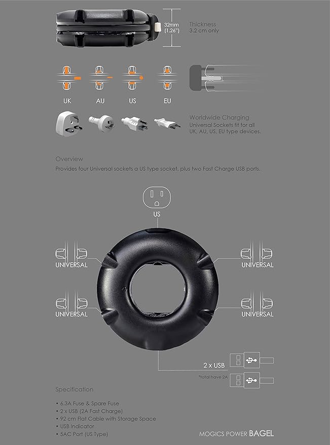 MOGICS Bagel (Black)