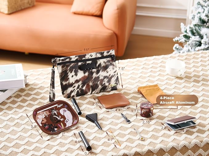 Storage Bag with Combination Lock and Accessories Carbon Lined Bag Container Travel Medicine Cosmetic Organizer Great Gifts for Women