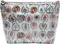 Jacaranda Living Medium Cosmetic Bag – Waterproof PVC-Lined Cosmetic & Toiletry Organizer, Zipper Pouch for Skincare, Makeup & Accessories, Wild Things