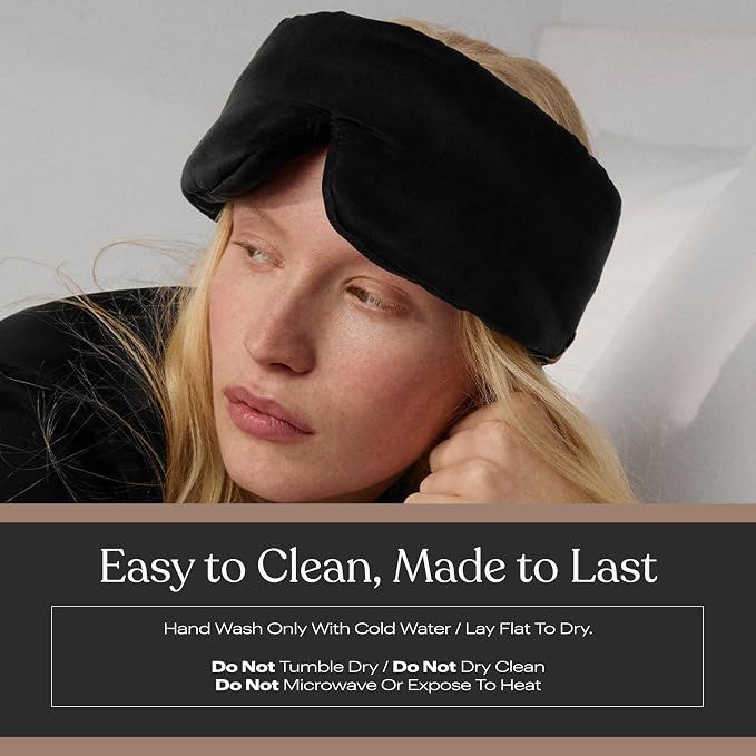 Silk Weighted Sleep Mask | Washable Silk
