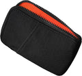 ALPAKA Zip Card Pouch - Card Wallet and Coin Pouch - Holds 12-20 Cards and Cash Holder with Black Axoflux, RFID Blocking Weatherproof Material