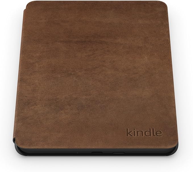 Amazon Kindle Paperwhite and Kindle Colorsoft Case, Lightweight and Foldable Protective Cover - Premium Leather