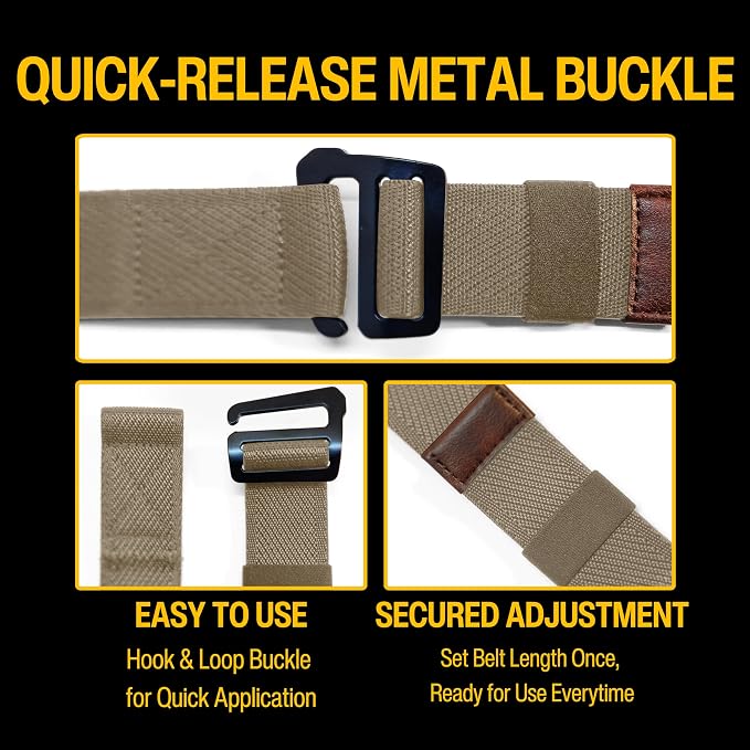 Hybrid Tactical Belt | 1.5” Everyday Carry Belt – Adjustable, Secure, & Comfortable Equipment Support