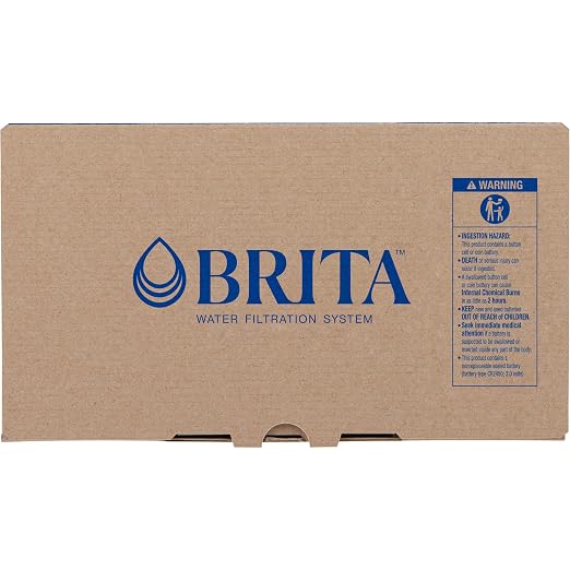 Brita Large 10-Cup Water Filter Pitcher with BritaPlus Filter, WQA NSF/ANSI Certified, Reduces 2X Contaminants vs. Standard, Removes Chlorine Taste & Odor, Reduces Zinc Copper Mercury & More, Clear