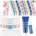 48set/192pcs Best Team Ever Gifts Team Appreciation Thank You Gifts for Coworkers Women Employee Appreciation Gift Party Favors Basket Stuffers Items Travel Hand Lotion and Lip Balm Set