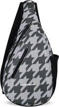 Sherpani Esprit, Anti Theft Sling Bag, Right-Handed Sling Purse, 10L Travel Bag, Crossbody Backpack, Travel Gift, Fits 10 Inch Tablet (Houndstooth)
