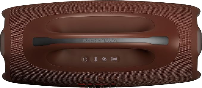 JBL Boombox 4 - Most Powerful JBL Portable Waterproof Speaker with Massive JBL Pro Sound, Up to 34 Hours of Playtime, & Multi-Speaker Connection by Auracast™ (Brown)