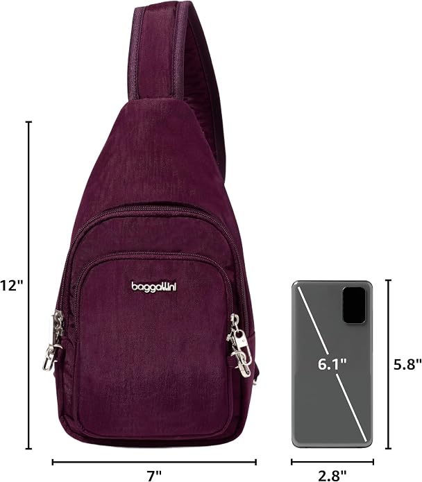 Baggallini Securtex Anti-Theft Daytripper Sling