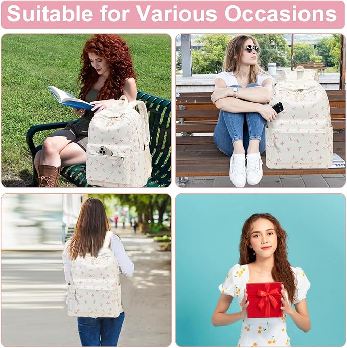 Bluboon School Backpack for Teen Girls Bookbags Elementary High School Corduroy Laptop Bags Women Travel Daypacks
