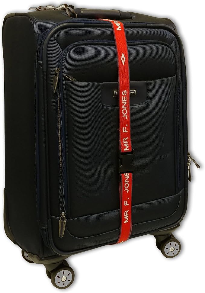 Personalized Woven Luggage/Suitcase/Baggage Strap (1 Strap)