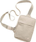 Travel Sling Bag for Men & Women - Small Water Resistant Crossbody Multipocket Chest Bag with Anti-Theft