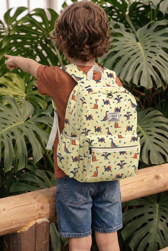 atgark Corduroy Toddler Backpack for Boys 2-5: Preschool Backpack for Boys