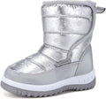 CIOR Winter Snow Boots for Boy and Girl Outdoor Waterproof with Fur Lined(Toddler/Little Kids)