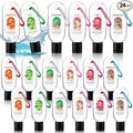 24 Pack Scented Hand Sanitizers Keychain Gift Bulk Travel Watermelon Hand Sanitizer Gel Appreciation Gifts for Coworker Nurse Teacher Women Birthday Gender Reveal Party Supplies Back to School