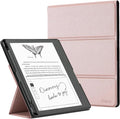 CoBak Case for Tablet Reader - All New PU Leather Cover with Auto Sleep Wake Feature for Tablet Reader 10.2" 2022 & 2024 Released with Pen Holder (not Compatible with Remarkable),Z-Rosegold