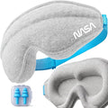 NASA Sleep Mask with LightBlock™ Barrier | Total Blackout | For Men & Women | Official NASA Design | Cooling Memory Foam | 3D Eye Cups | Includes Noise-Blocking Earbuds