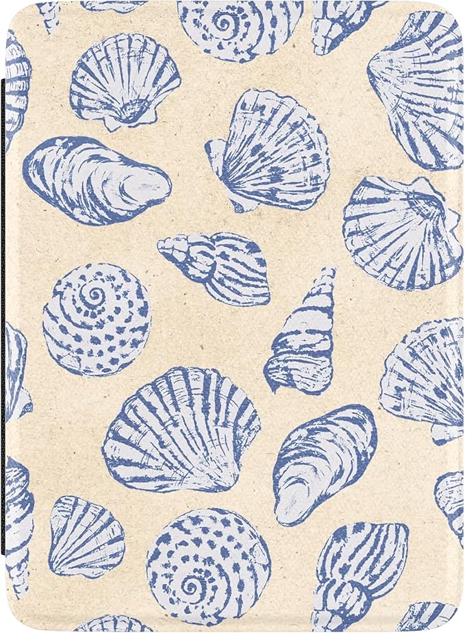 Casely Kindle Case | Sally's Seashells | Seashore | Compatible with 7” Kindle Colorsoft and 7” Kindle Paperwhite (12th Gen)