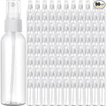 Nuogo 90 Pack 4 Oz Plastic Mini Spray Bottles Reusable Travel Size Perfume Refillable Mist Sprayer Empty Bottle for Essential Oil(Clear)