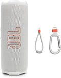 JBL Flip 7 - Portable Waterproof and Drop-Proof Speaker, Bold JBL Pro Sound with AI Sound Boost, 16Hrs of Playtime, and PushLock System with Interchangeable Accessories (White)