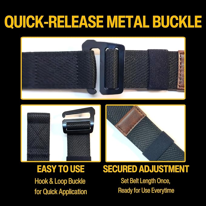 Hybrid Tactical Belt | 1.5” Everyday Carry Belt – Adjustable, Secure, & Comfortable Equipment Support
