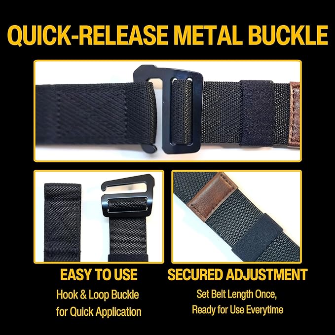 Hybrid Tactical Belt | 1.5” Everyday Carry Belt – Adjustable, Secure, & Comfortable Equipment Support