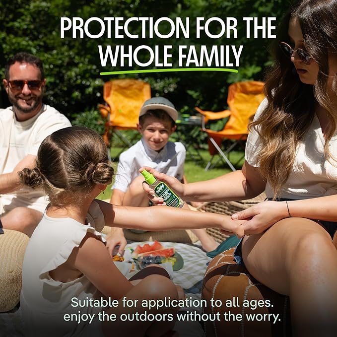 Murphy's Naturals Mosquito & Tick Bug Repellent Spray, Oil of Lemon Eucalyptus for Skin + Outdoor Gear, 4 Ounce Pump, 2-Pack