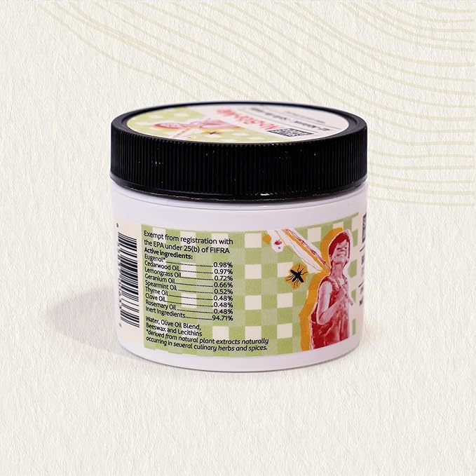 SALLYEANDER No Bite Me Natural Bug & Insect Repellent Lotion - DEET-Free Anti-Itch Cream - Safe for Kids, Infants & Adults - Repels Mosquitoes, Black Flies, Fleas & Ticks - Made in USA, 2oz