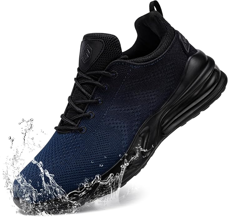 LARNMERN Men Chef Non Slip Waterproof Work Shoes Slip-on | Anti Slip Water Resistant Kitchen Shoes Restaurante Food Service Water Proof Walk Sneaker Zapatos Trabajo Antideslizantes