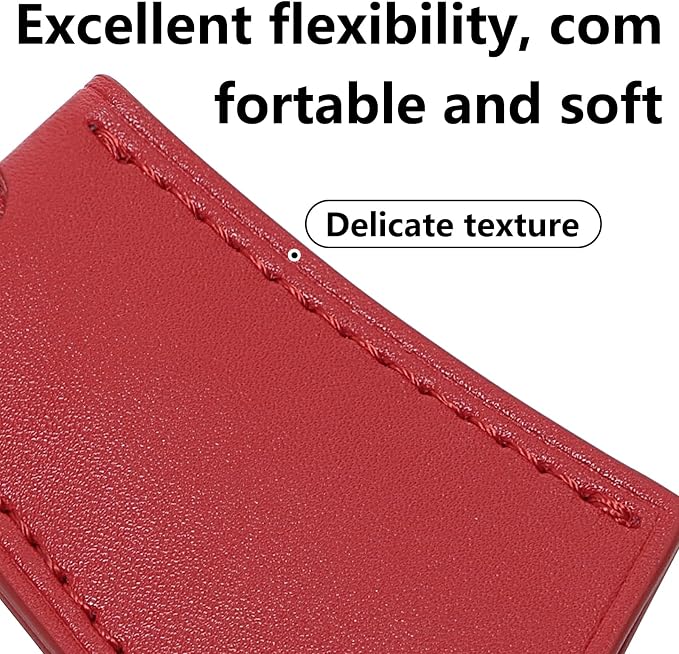 jiesinlov Microfibre Leather Tags for Speedy 25 30 35 Handbag,Luggage or Suitcase Tag (Boarding Pass-Red Tag)