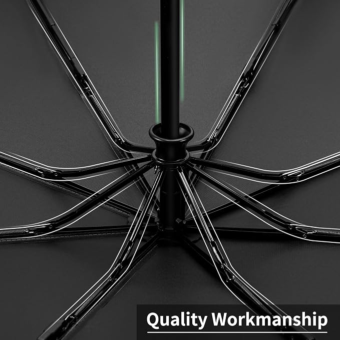 Seniny Windproof Travel Umbrella, Automatic Umbrellas for Rain, Portable & Compact Umbrellas for Backpack, Strong UV for Protection, Folding Small Sun Umbrella for Car, Walking