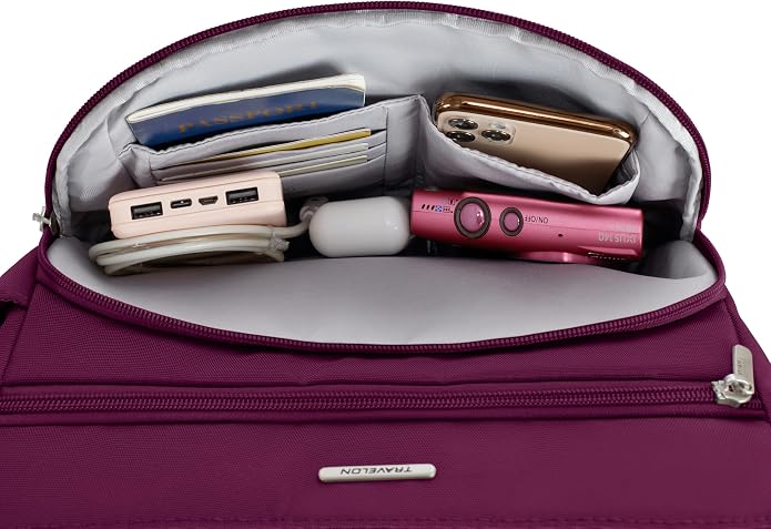 Travelon Anti-Theft Classic North/South Crossbody Bag