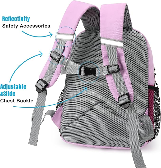 STEAMEDBUN Kids Backpack for Girls,Kindergarten Backpack for Toddler Girls Age 3-6
