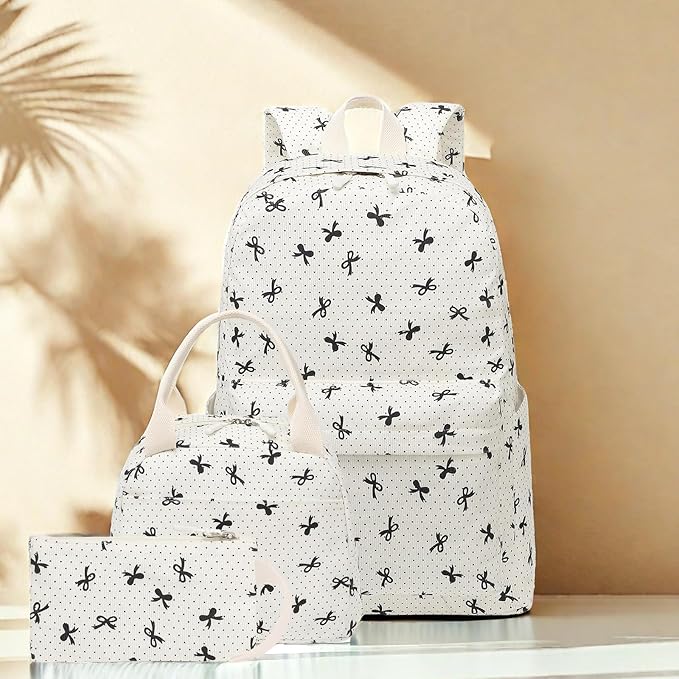 LEDAOU Backpack for Girls School Bag Kids Bookbag Teen Backpack Set Daypack with Lunch Bag and Pencil Case | Kids, Bookbag, Daypack, with Lunch Bag, and Pencil Case
