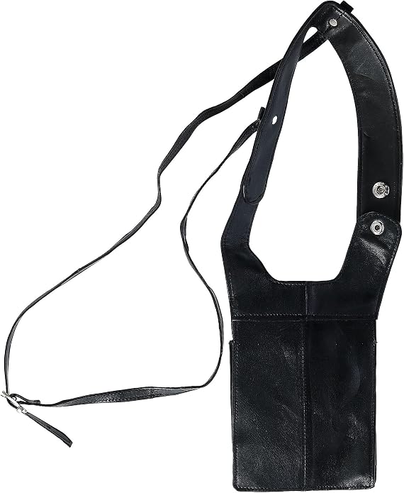 CTM Unisex Leather Travel Shoulder Wallet