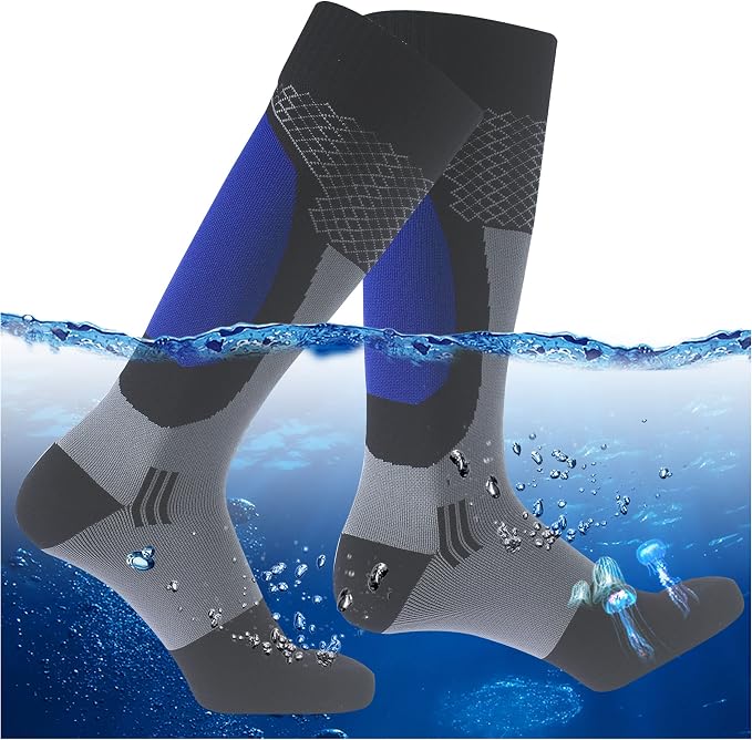 RANDY SUN Waterproof Breathable Knee High Kayaking Hunting Fishing Socks