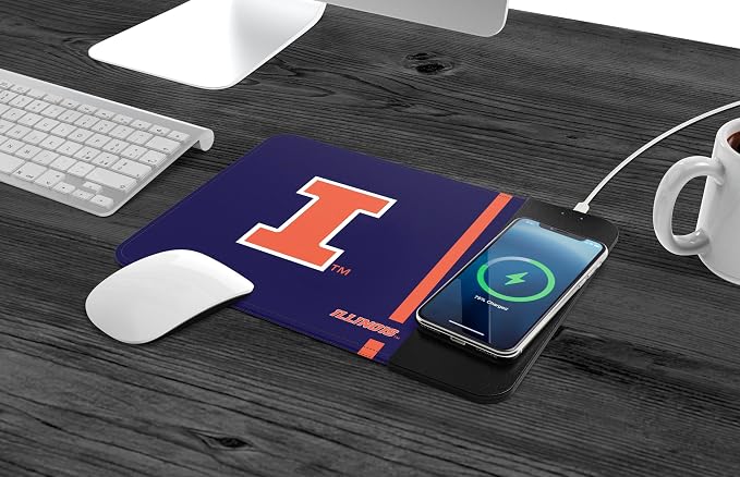 SOAR NCAA Unisex Cell Phone Wireless Charging Mouse Pad