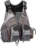 BASSDASH Strap Fishing Vest Adjustable for Men and Women, for Fly Bass Fishing and Outdoor Activities