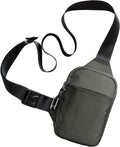 Travel Sling Bag for Men & Women - Small Water Resistant Crossbody Multipocket Chest Bag with Anti-Theft