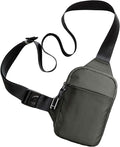 Travel Sling Bag for Men & Women - Small Water Resistant Crossbody Multipocket Chest Bag with Anti-Theft